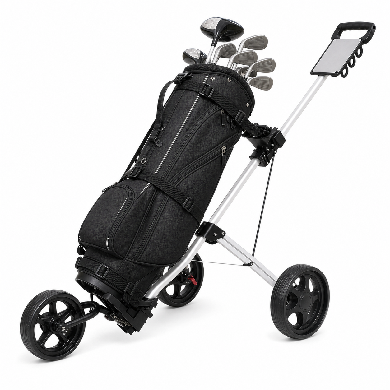 Cubnova Three-Wheel Golf Bag Cart