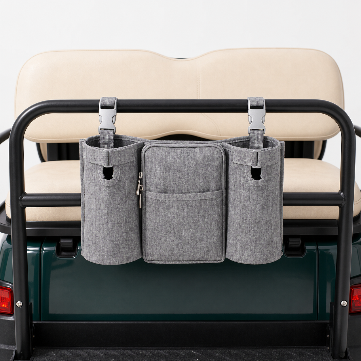 Golf Cart Organizer Bag with Dual Cup Holders