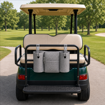 Golf Cart Organizer Bag with Dual Cup Holders