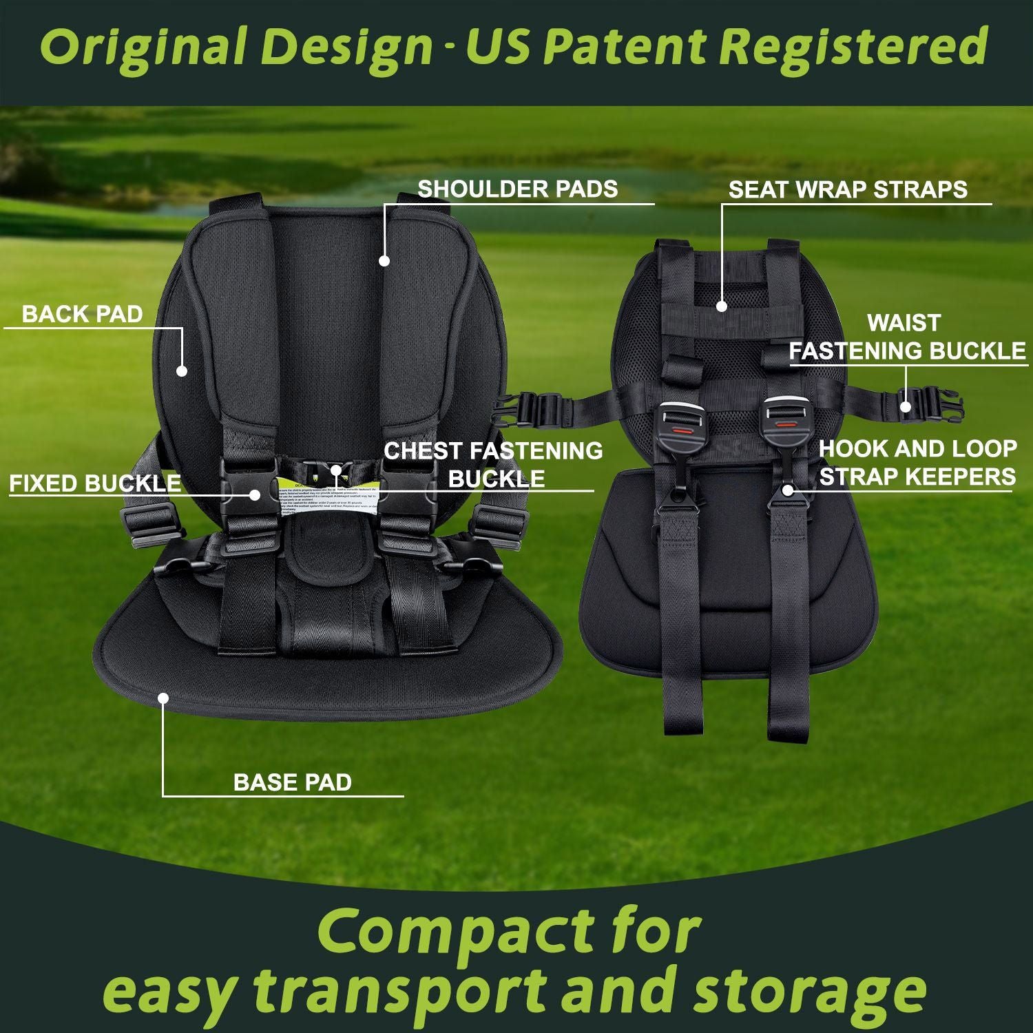 Cubnova Kids Golf Cart Safety Seat