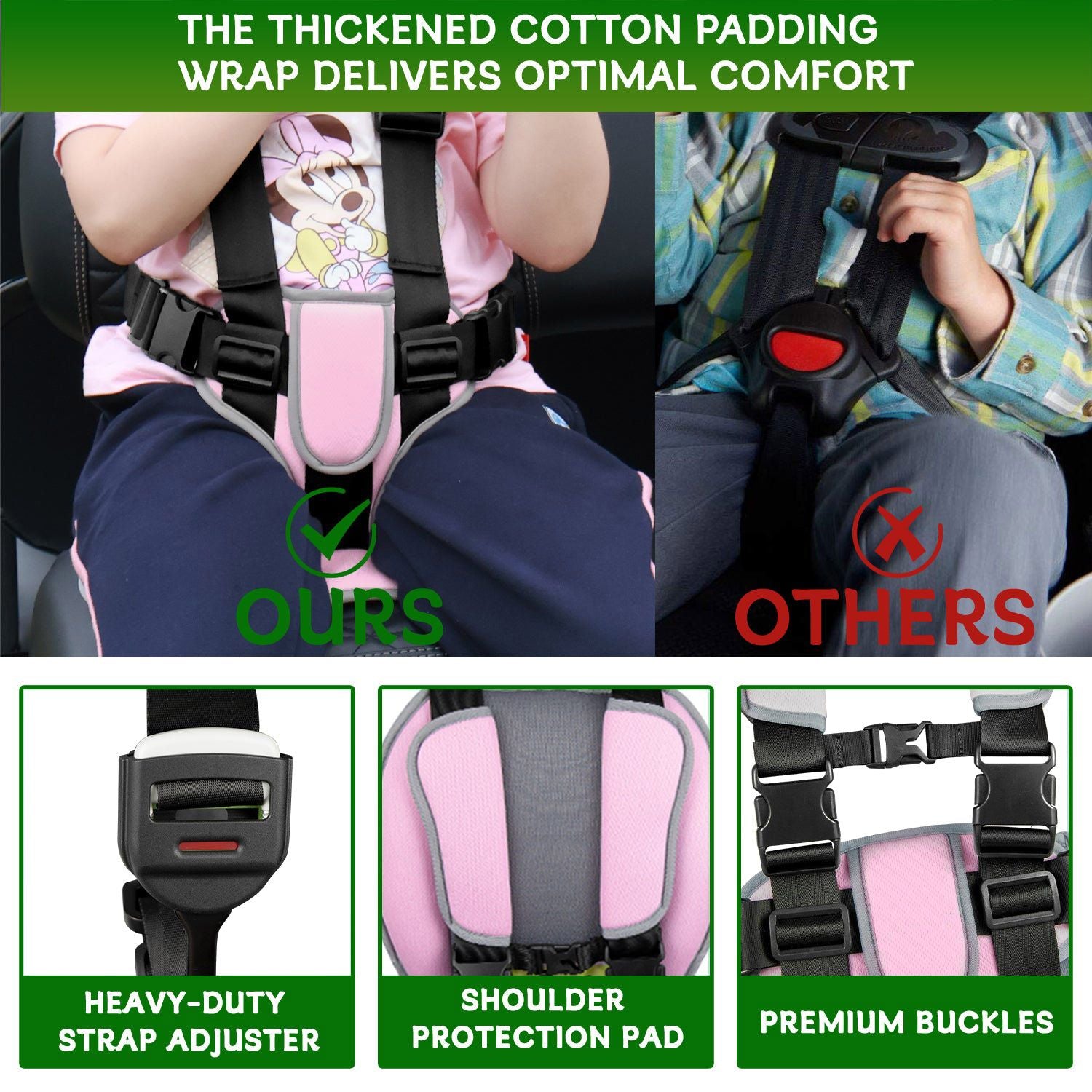 Cubnova Kids Golf Cart Safety Seat