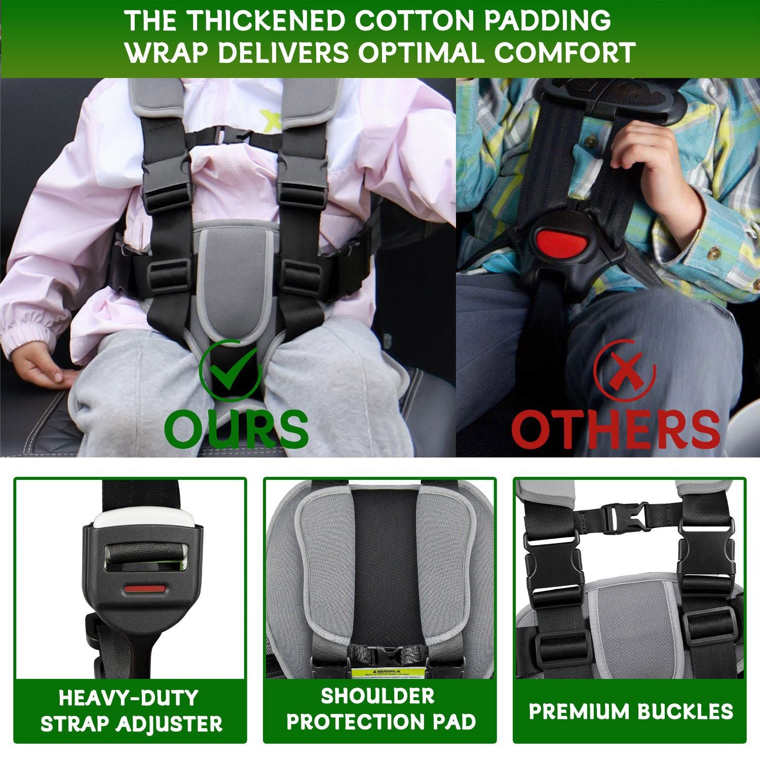 Cubnova Kids Golf Cart Safety Seat
