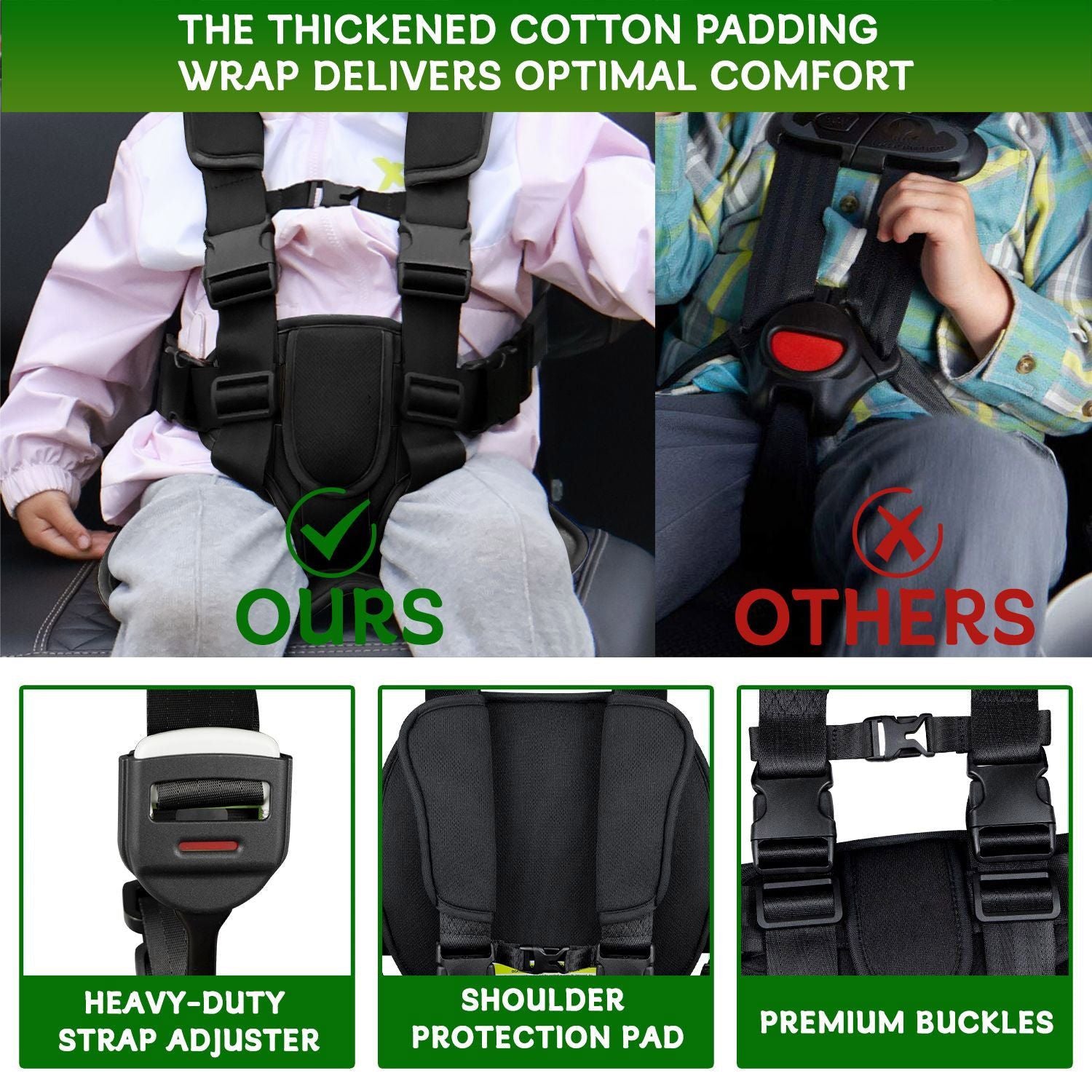 Cubnova Kids Golf Cart Safety Seat