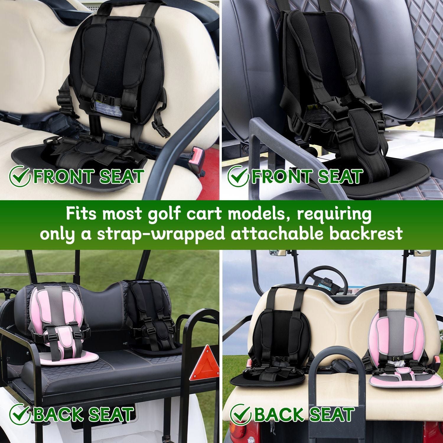 Cubnova Kids Golf Cart Safety Seat