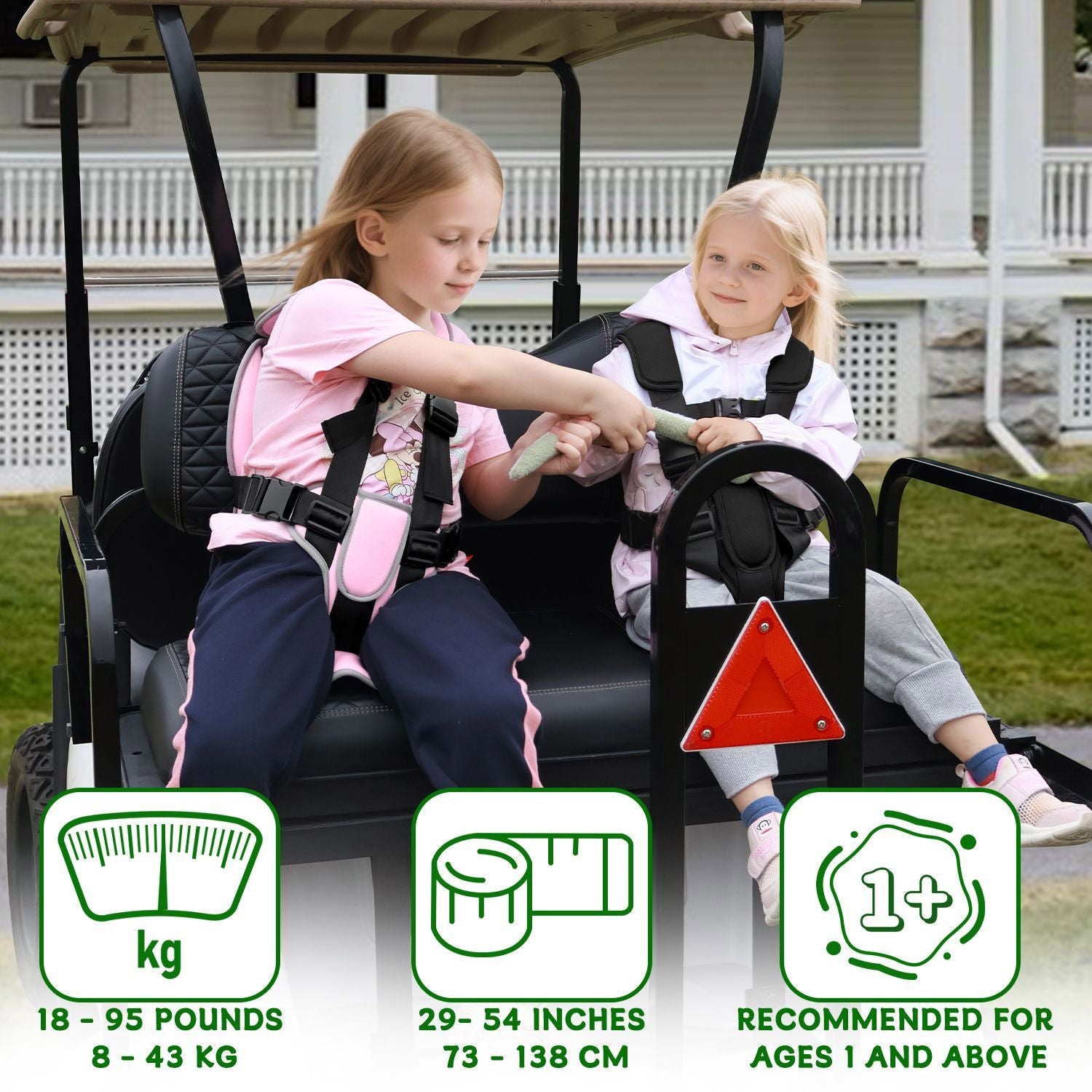 Cubnova Kids Golf Cart Safety Seat
