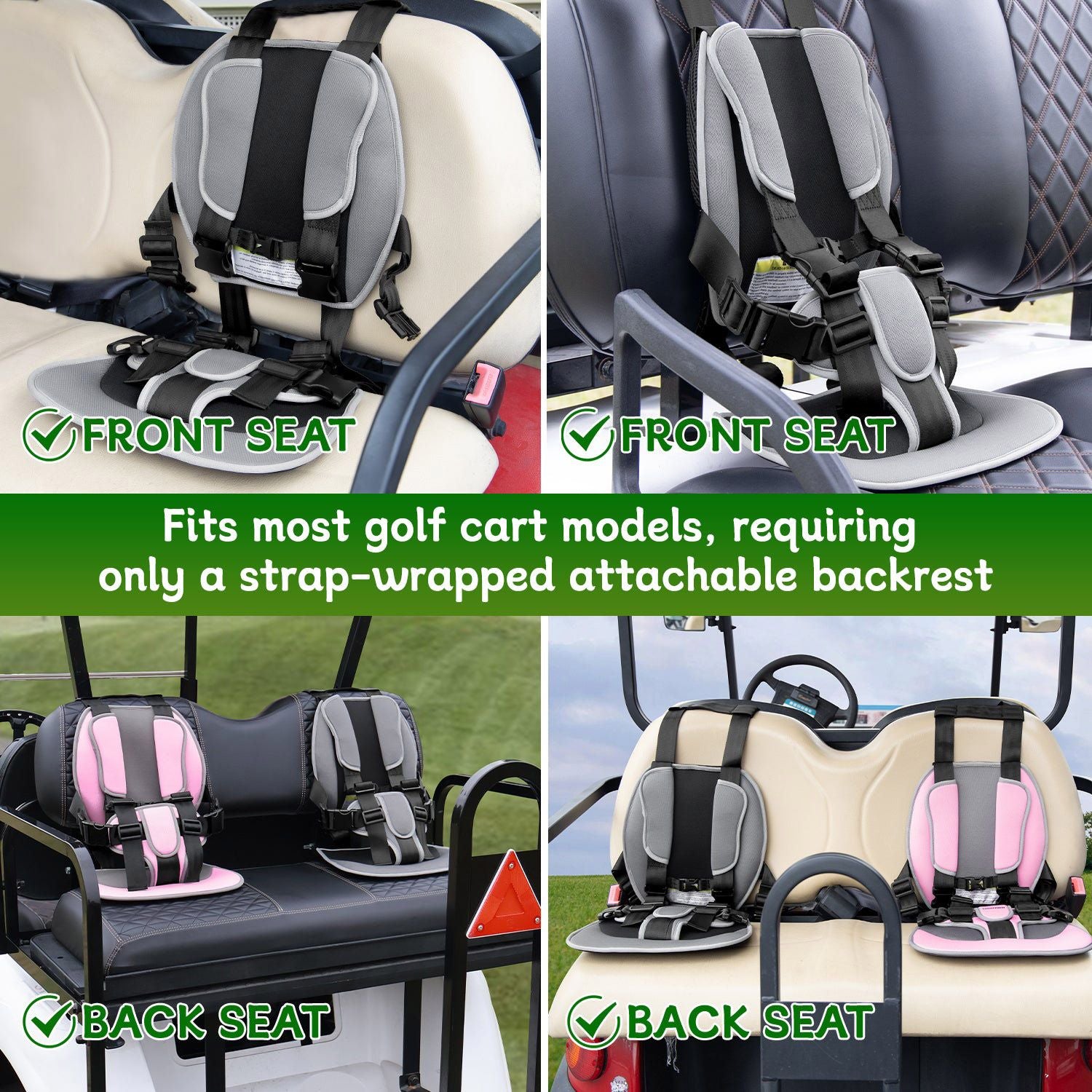 Cubnova Kids Golf Cart Safety Seat