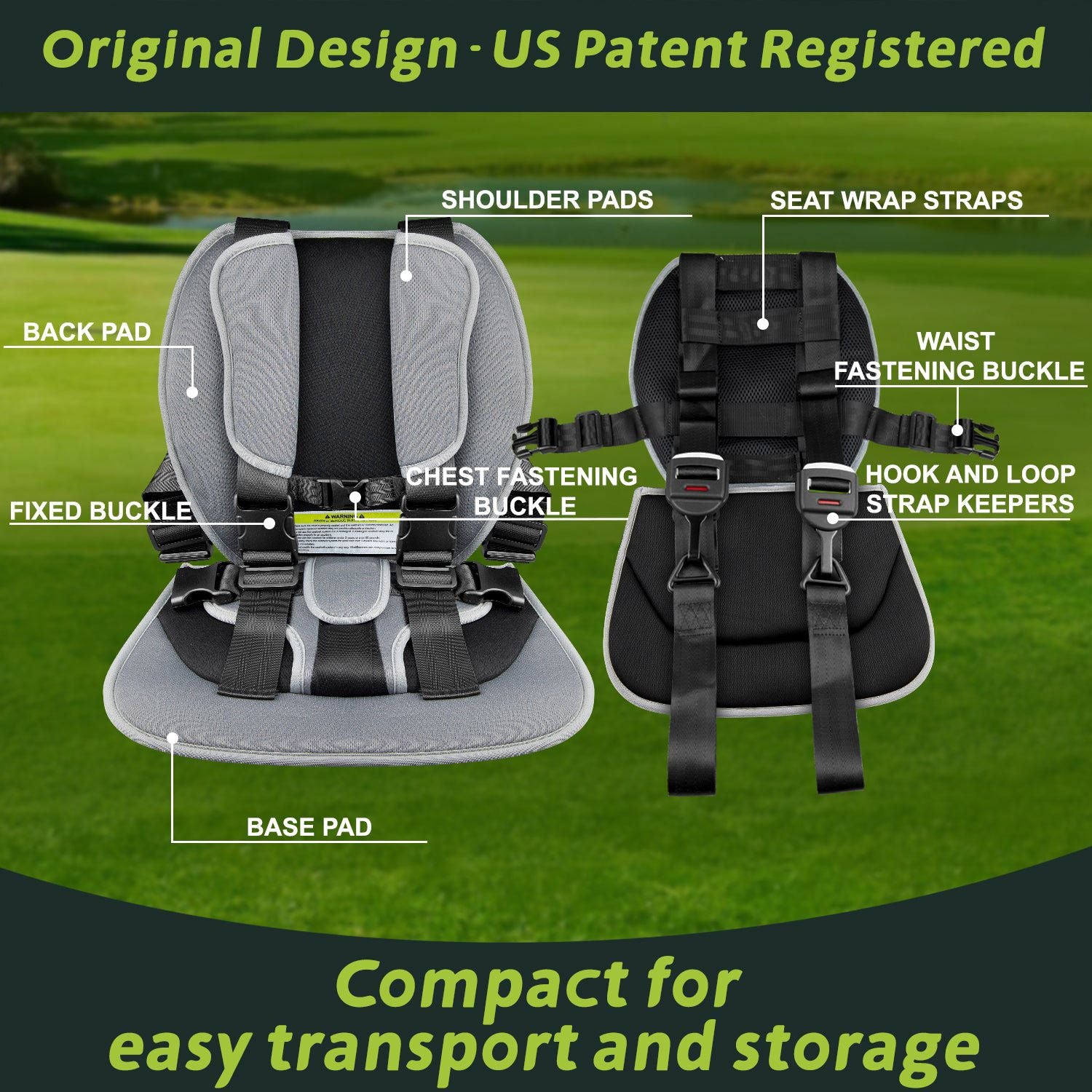 Cubnova Kids Golf Cart Safety Seat