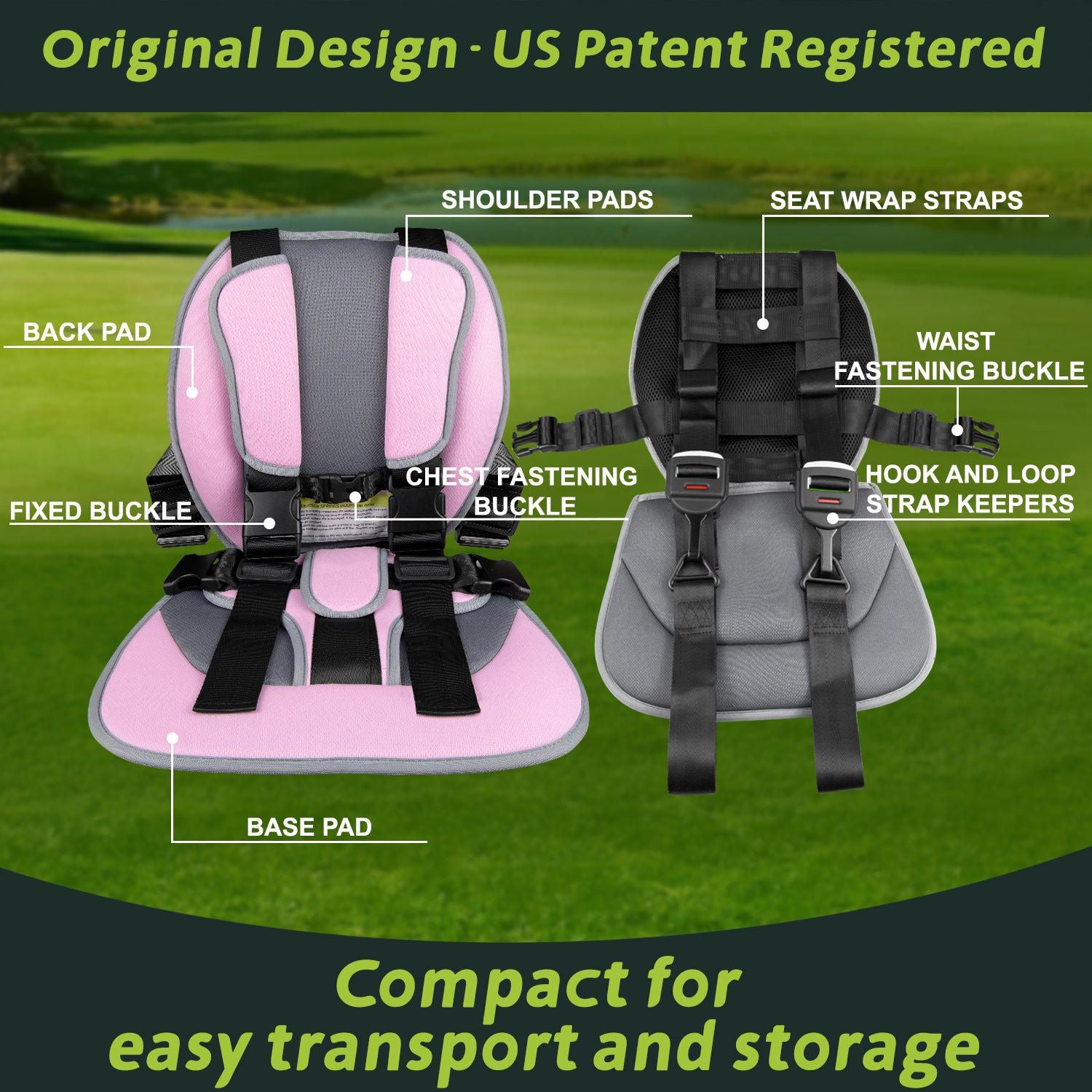 Cubnova Kids Golf Cart Safety Seat